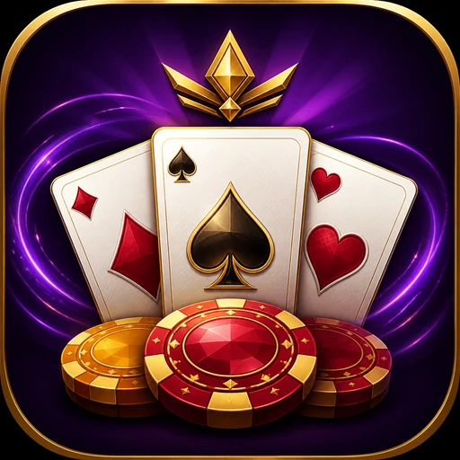 Original Teen Patti Master Royale editorial icon with playing cards and chips